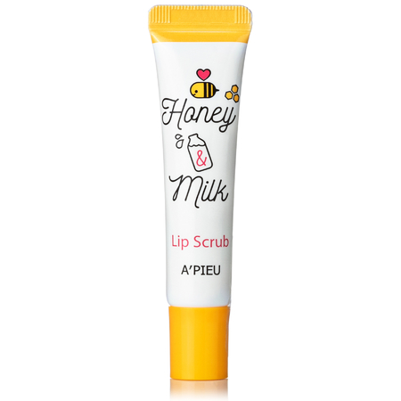 Купить A'PIEU Honey & Milk Lip Scrub - Скраб для губ с молоком и медом
