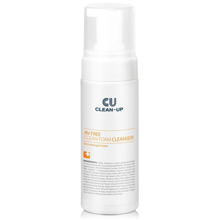 Купить CU Skin Clean Up AV Free Clean Foam Cleanser - Очищающая пенка для проблемной кожи